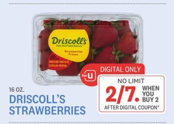 Kings Food Markets Driscoll's strawberries offer