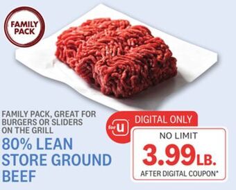 Kings Food Markets 80% lean store ground beef offer