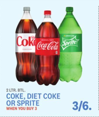 Kings Food Markets Coke, diet coke or sprite offer