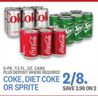 Kings Food Markets Coke, diet coke or sprite offer
