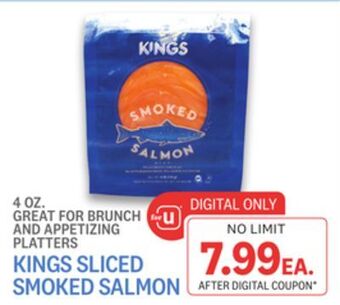 Kings Food Markets Kings sliced smoked salmon offer