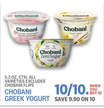 Kings Food Markets Chobani greek yogurt offer
