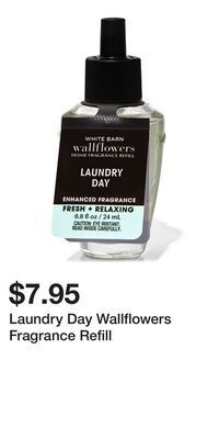 Bath & Body Works Laundry day wallflowers fragrance refill offer