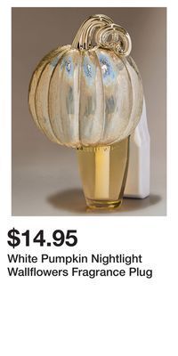 Bath & Body Works White pumpkin nightlight wallflowers fragrance plug offer