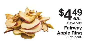 Fairway Store Market Fairway apple ring offer