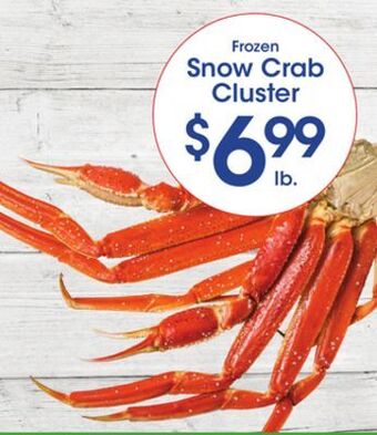 Price Rite Snow crab cluster offer