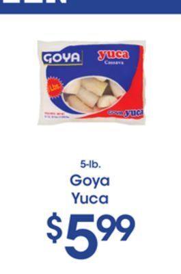 Price Rite Goya yuca offer