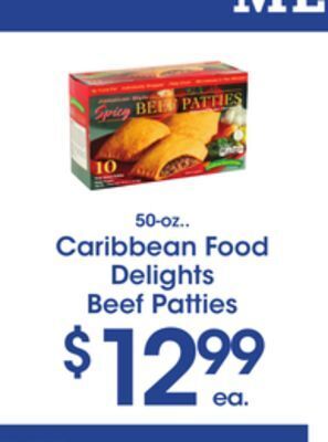 Price Rite Caribbean food delights beef patties offer
