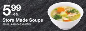 The Fresh Grocer Store made soups offer