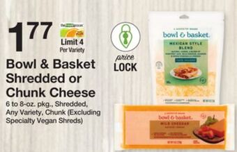 The Fresh Grocer Shredded or chunk cheese offer