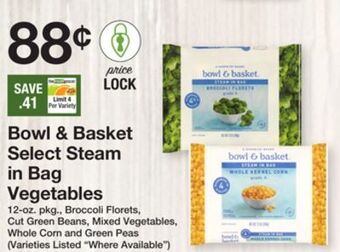 The Fresh Grocer Select steam in bag vegetables offer