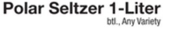 The Fresh Grocer Seltzer 1-liter offer