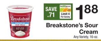 The Fresh Grocer Sour cream offer
