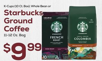 DeCicco & Sons Starbucks ground coffee offer