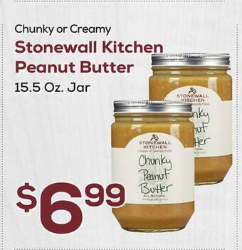 DeCicco & Sons Stonewall kitchen peanut butter offer