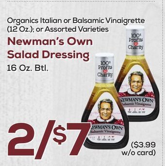 DeCicco & Sons Newman's own salad dressing offer