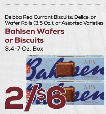 DeCicco & Sons Bahlsen wafers or biscuits offer