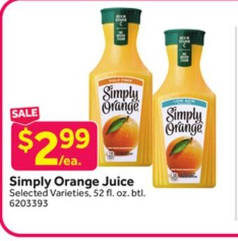 Stop&Shop Simply orange juice offer