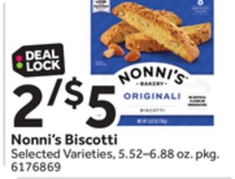 Stop&Shop Nonni's biscotti offer
