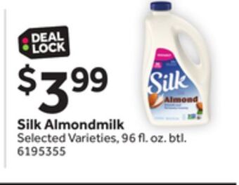 Stop&Shop Silk almondmilk offer