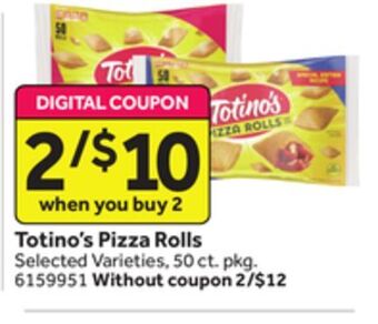 Stop&Shop Totino's pizza rolls offer
