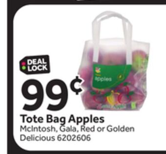 Stop&Shop Tote bag apples offer