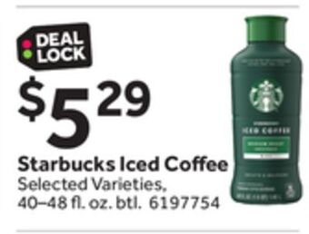 Stop&Shop Starbucks iced coffee offer