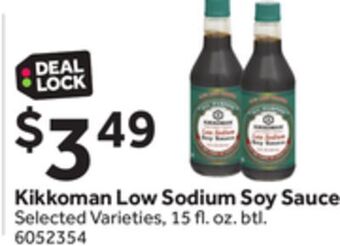 Stop&Shop Kikkoman low sodium soy sauce offer