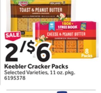 Stop&Shop Keebler cracker packs offer