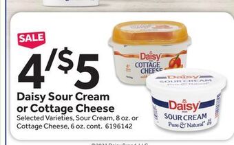 Stop&Shop Daisy sour cream or cottage cheese offer