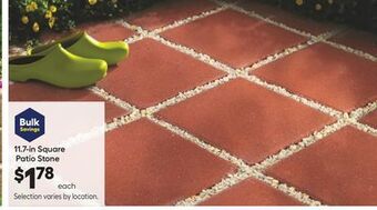 Lowe's 11.7-in square patio stone offer