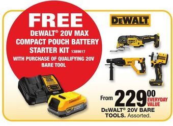 Blain's Farm & Fleet Dewalt 20v bare tools offer