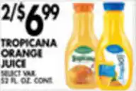 Met Foodmarkets Tropicana Orange Juice offer