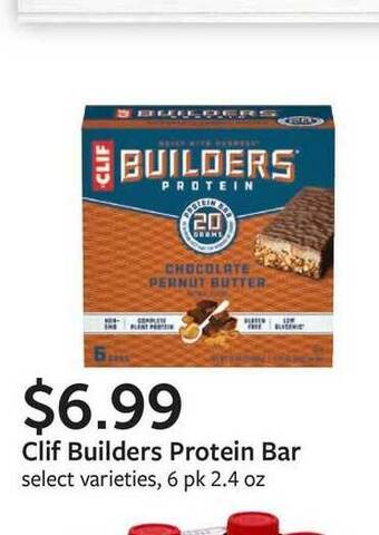 Fareway Clif Builders Protein Bar offer