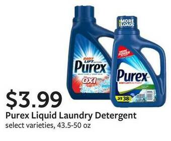 Fareway Purex Liquid Laundry Detergent offer