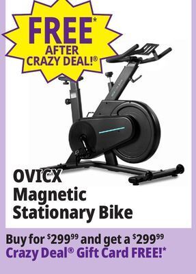 Ocean State Job Lot Ovicx magnetic stationary bike offer