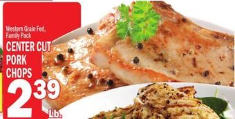 Bravo Supermarkets Center cut pork chops offer
