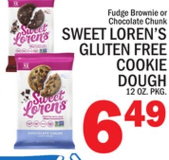 C Town Sweet loren's gluten free cookie dough offer
