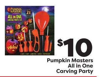Weis Markets Pumpkin masters all in one carving party offer