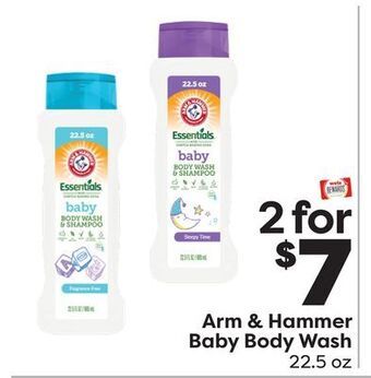 Weis Markets Arm & hammer baby body wash offer
