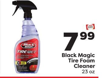 Weis Markets Black magic tire foam cleaner offer