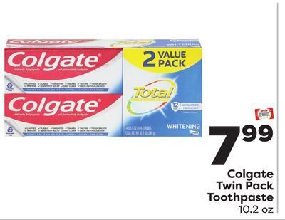 Weis Markets Colgate twin pack toothpaste offer