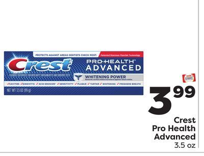 Weis Markets Crest pro health advanced offer