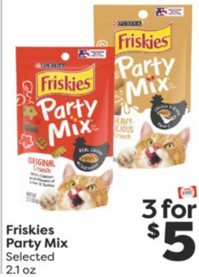 Weis Markets Friskies party mix offer