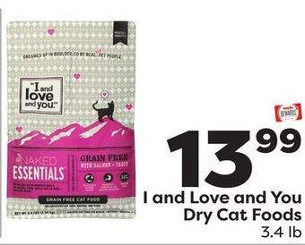 Weis Markets I and love and you dry cat foods offer