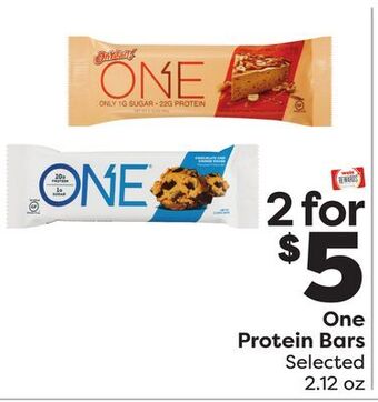 Weis Markets One protein bars offer
