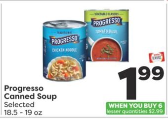 Weis Markets Progresso canned soup offer