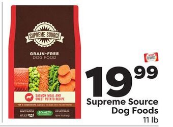 Weis Markets Supreme source dog foods offer