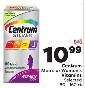 Weis Markets Centrum men's or women's vitamins offer