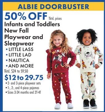 Boscov's Fall playwear and sleepwear • little • offer